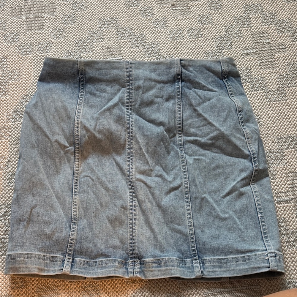 Denim Blue Skirt